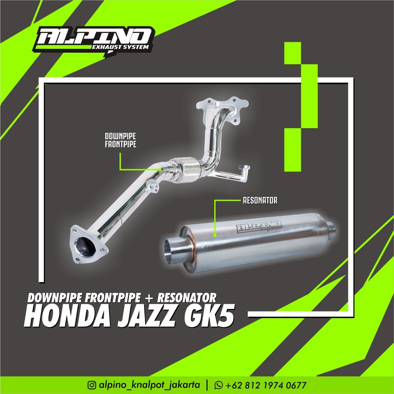 Knalpot Honda Jazz Gk5
